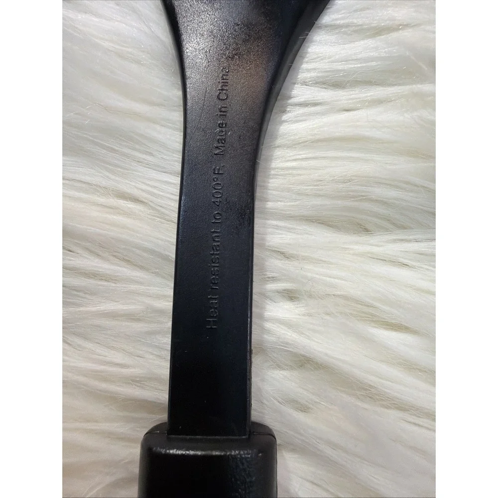 Calphalon Nylon Kitchen Utensil Set  Spoon Spatula Black Gray Lot 3 Heavy Duty 8